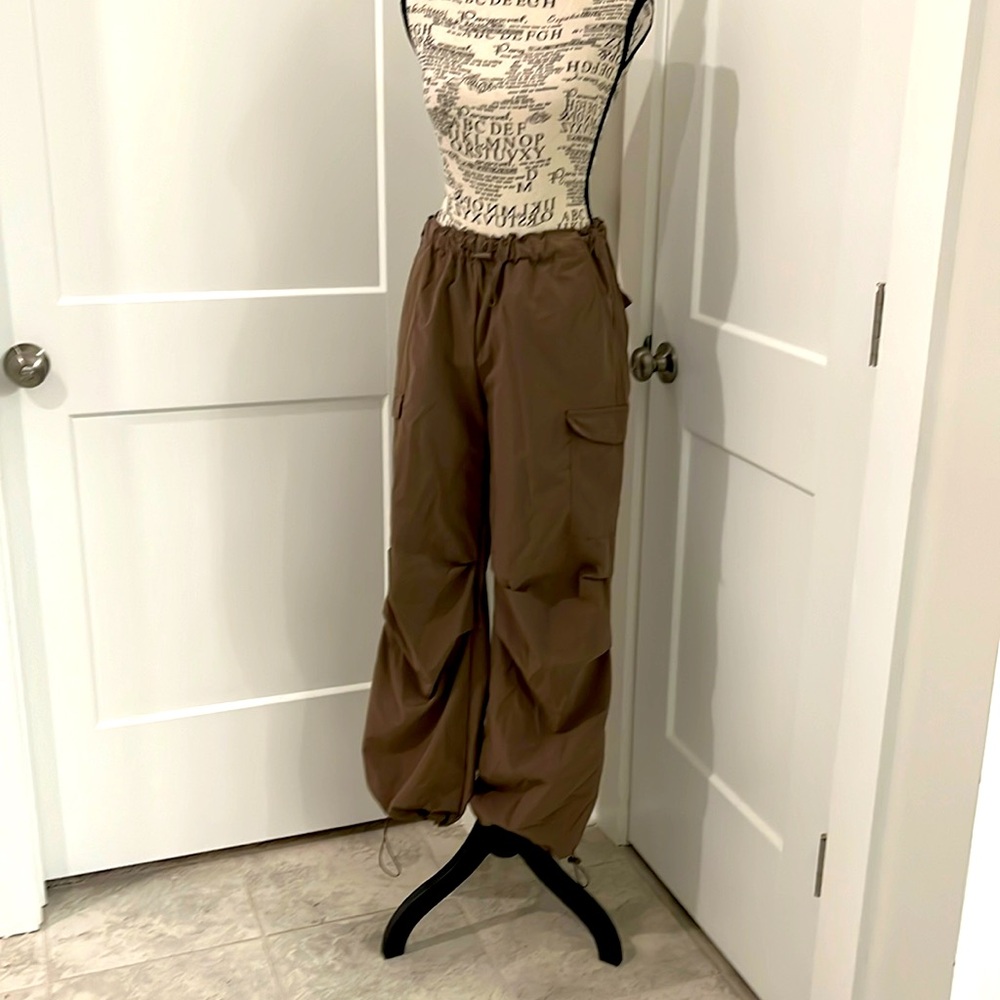 Dark Khaki Cargo Joggers